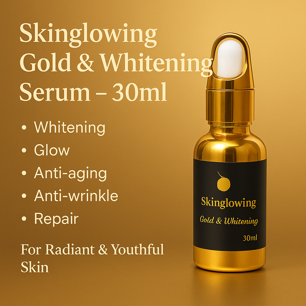 Skinglowing 24K  Gold & Whitening Serum – 30ml